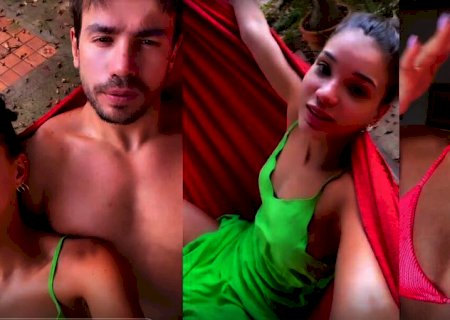 Namorada de Mariano reclama do calor de Campo Grande: 'tá insuportável'