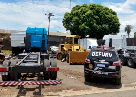 Caminhões apropriados indevidamente são recuperados em Campo Grande