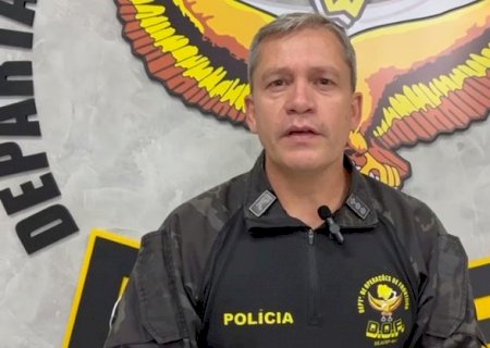 O diretor do DOF, Tenente-Coronel Wilmar, fala sobre a ocorrência do confronto em Itaporã (Vídeo)
